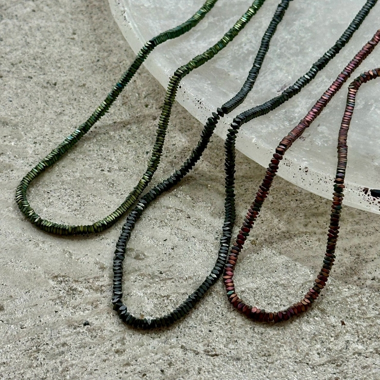 メタルビーズネックレス ショート ジェンダーレスデザイン | feu | 詳細画像18 