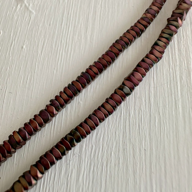 メタルビーズネックレス ショート ジェンダーレスデザイン | feu | 詳細画像5 