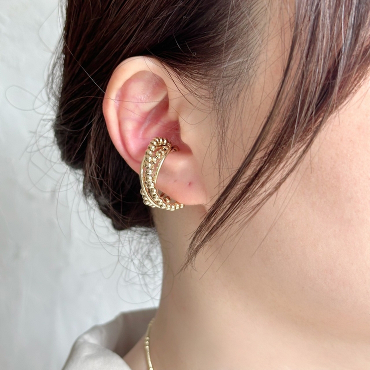 フリーサイズリング 変形クロス 異素材ミックス | feu | 詳細画像13 