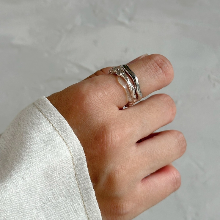 リング 2個セット メタル | feu | 詳細画像12 