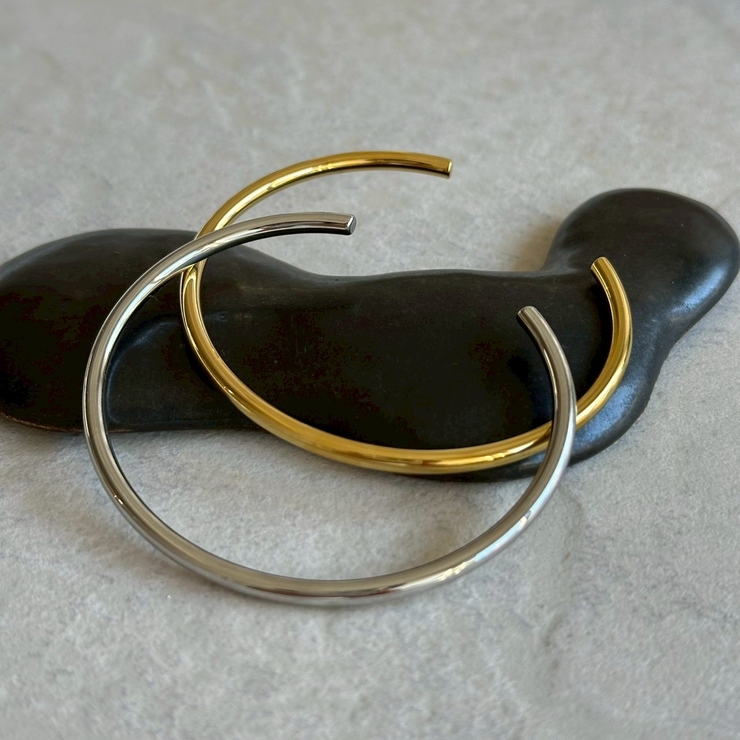 サージカルステンレス シンプルブレスレット アレルギー対応素材 | feu | 詳細画像15 