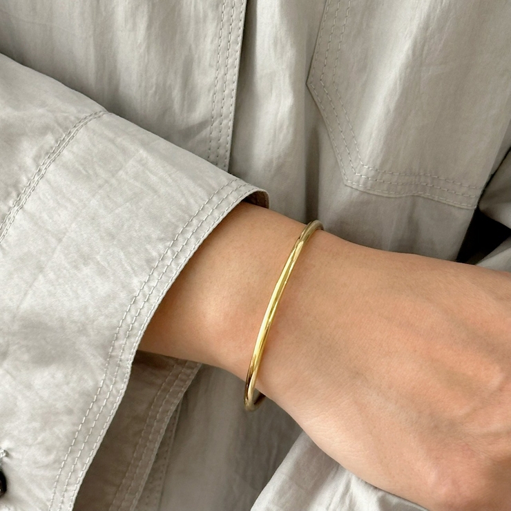 サージカルステンレス シンプルブレスレット アレルギー対応素材 | feu | 詳細画像2 