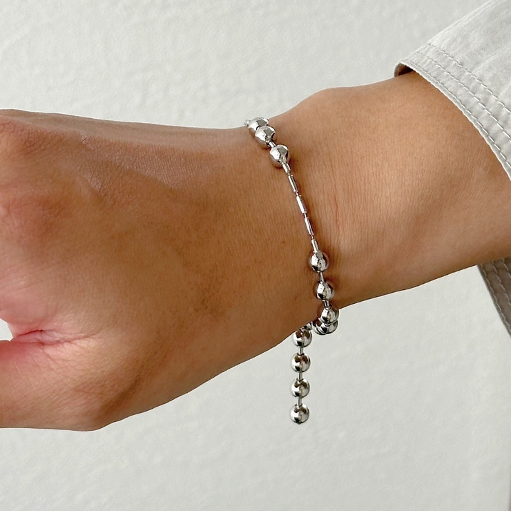 チェーンブレスレット Y2Kファッション ボールチェーン | feu | 詳細画像12 