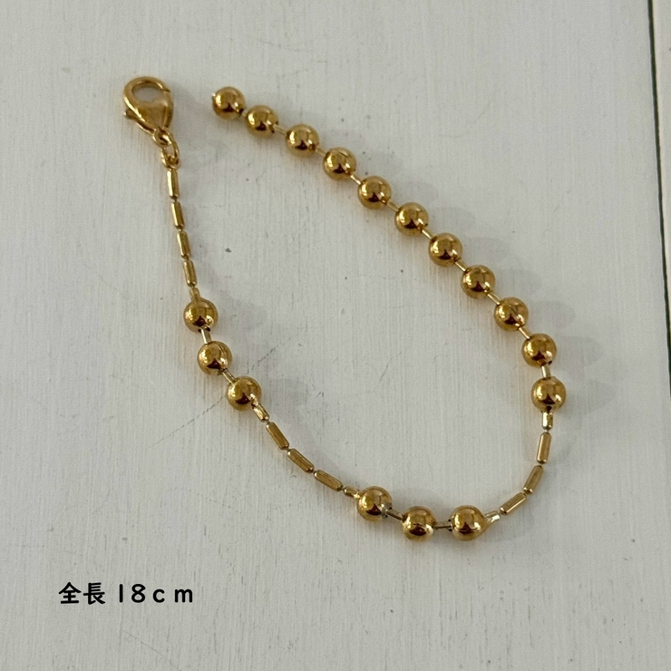 チェーンブレスレット Y2Kファッション ボールチェーン | feu | 詳細画像4 