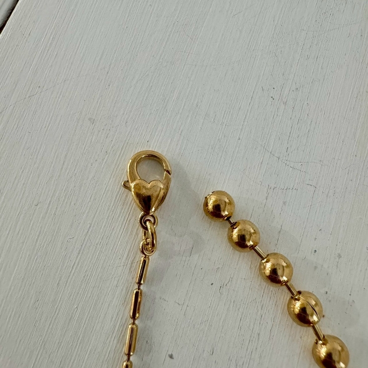 チェーンブレスレット Y2Kファッション ボールチェーン | feu | 詳細画像5 