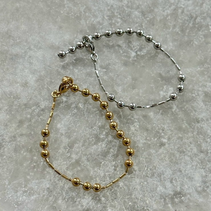 チェーンブレスレット Y2Kファッション ボールチェーン | feu | 詳細画像7 