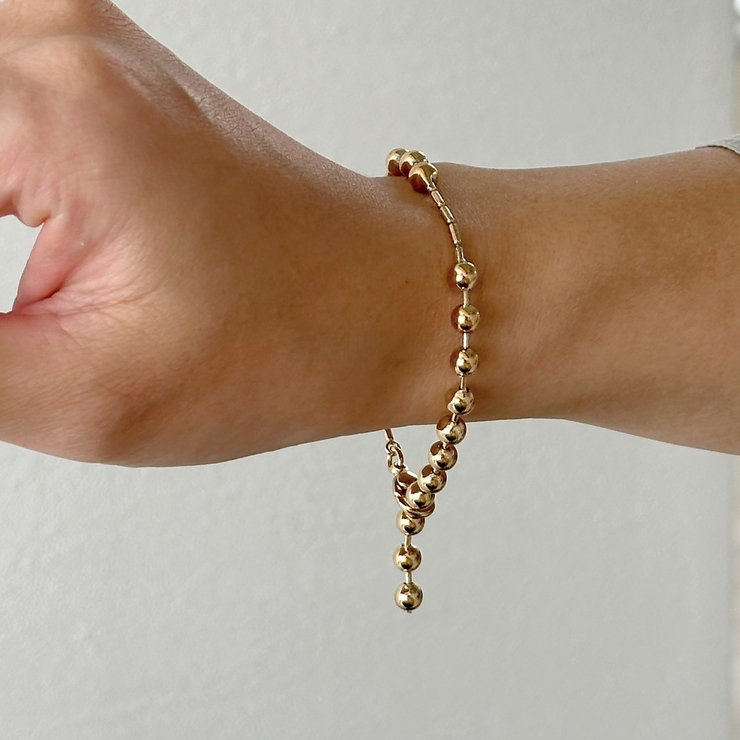 チェーンブレスレット Y2Kファッション ボールチェーン | feu | 詳細画像8 