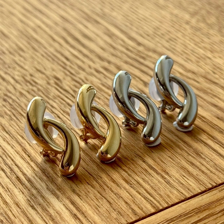 イヤリング 両耳 シリコンキャップ | feu | 詳細画像2 