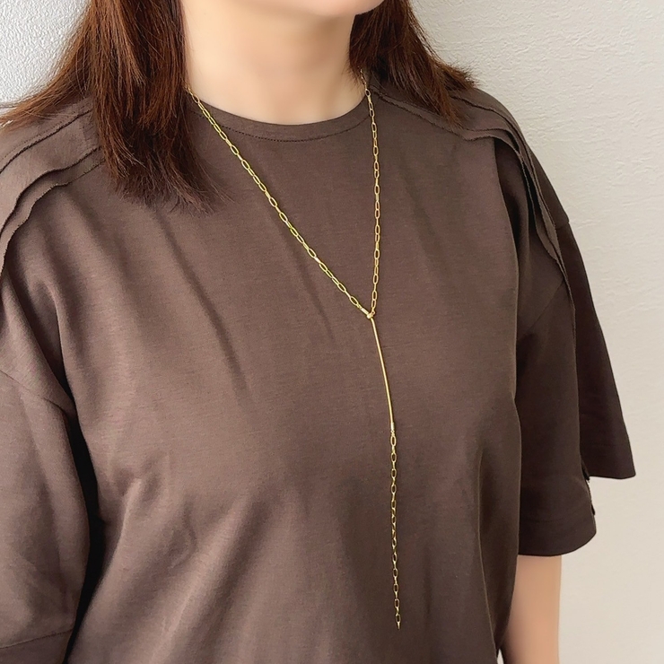 ネックレス Y字 きらきら | feu | 詳細画像13 