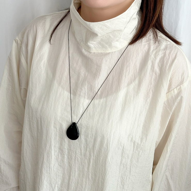 オニキス ネックレス ブラックコード | feu | 詳細画像11 