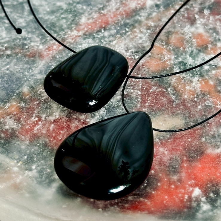 オニキス ネックレス ブラックコード | feu | 詳細画像17 