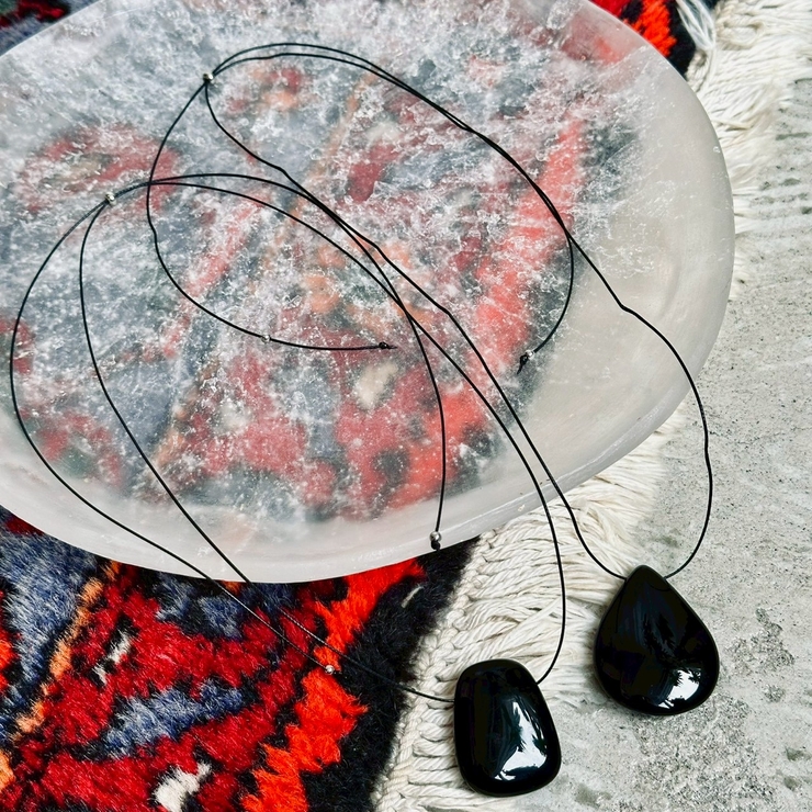 オニキス ネックレス ブラックコード | feu | 詳細画像18 