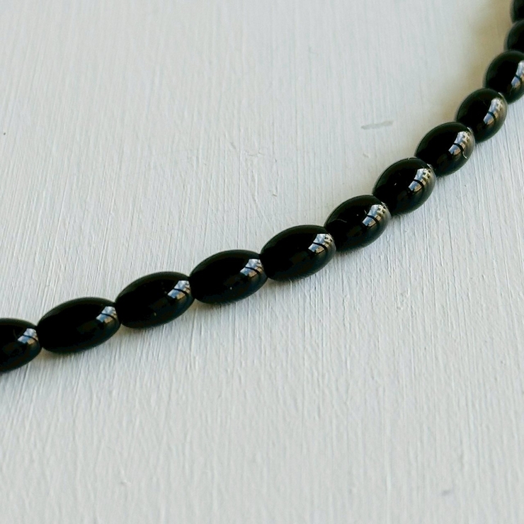 カラーショートネックレス サージカルステンレス オニキス | feu | 詳細画像8 