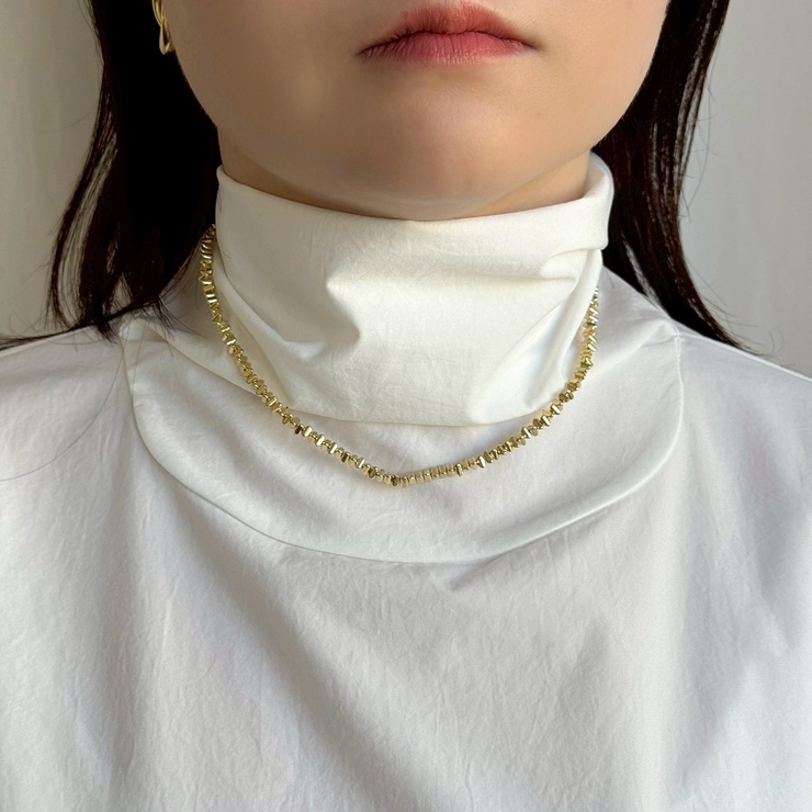 メタルショートネックレス 個性的 カジュアルモード | feu | 詳細画像9 