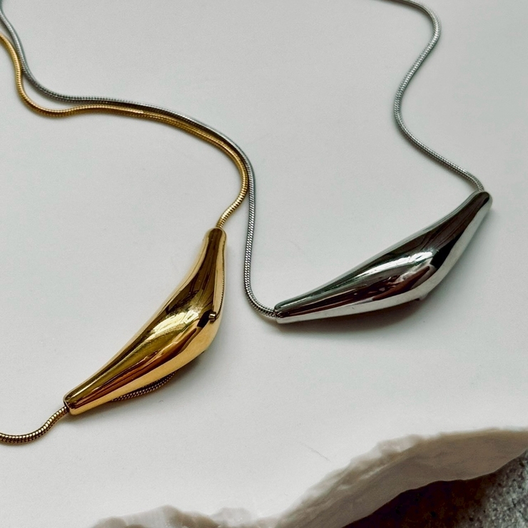 サージカルステンレス ネックレス シンプル | feu | 詳細画像2 