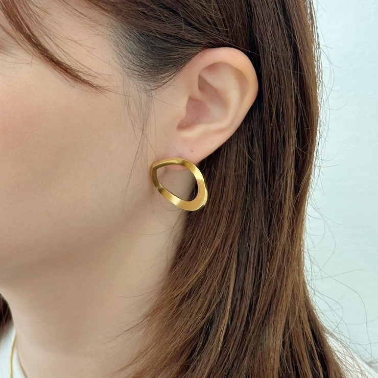 サージカルステンレス ピアス 大ぶり | feu | 詳細画像8 