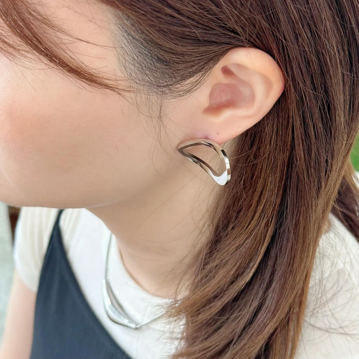 サージカルステンレス ピアス 大ぶり | feu | 詳細画像9 