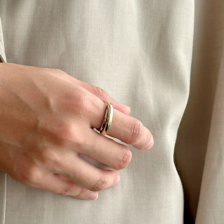 ニュアンスメタルリング カジュアルモード 個性的 | feu | 詳細画像18 