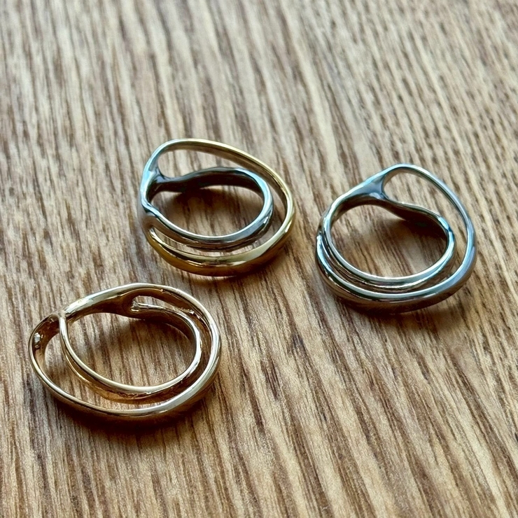 ニュアンスメタルリング カジュアルモード 個性的 | feu | 詳細画像2 