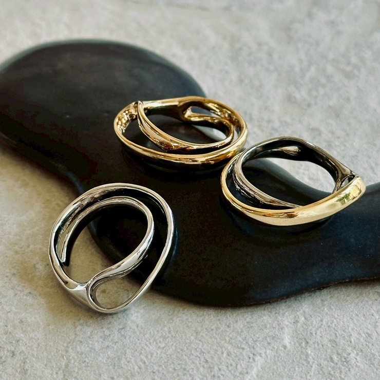 ニュアンスメタルリング カジュアルモード 個性的 | feu | 詳細画像8 