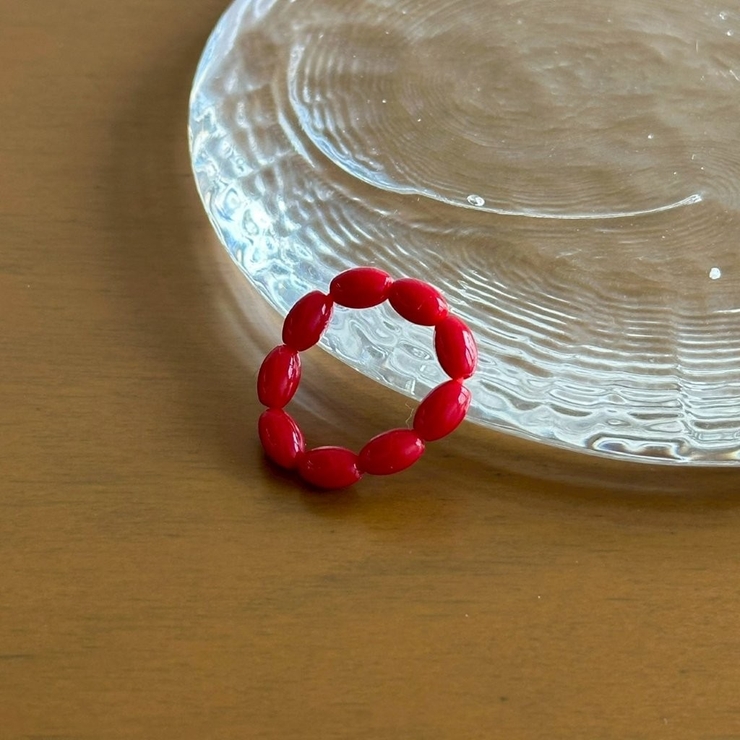 ビースリング カラーリング レッド | feu | 詳細画像7 