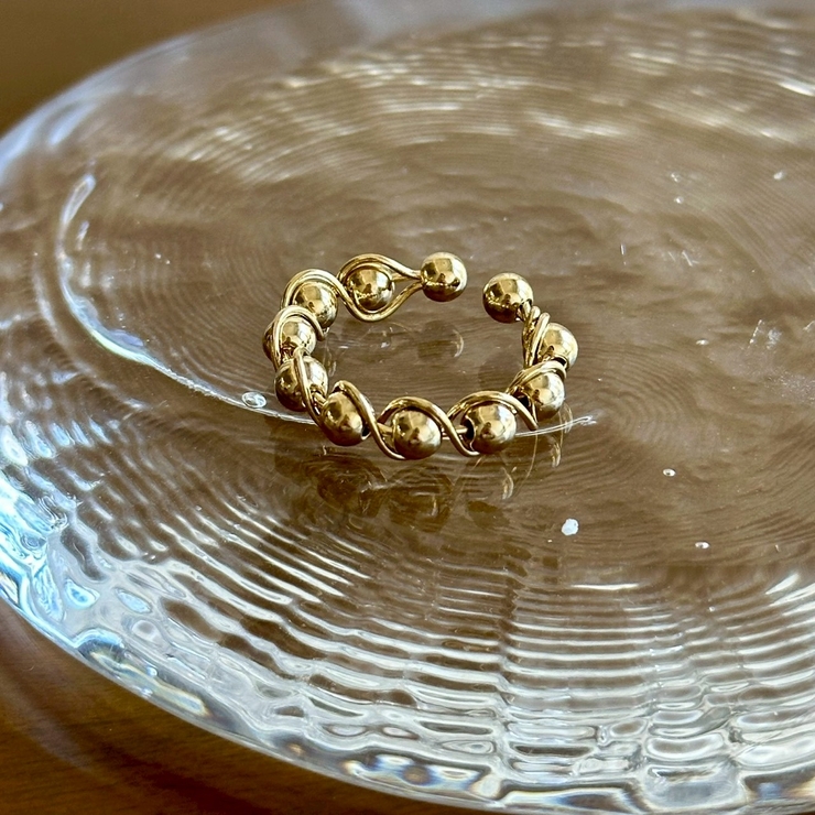 ゴールド | フリーサイズリング メタル カジュアルモード | feu