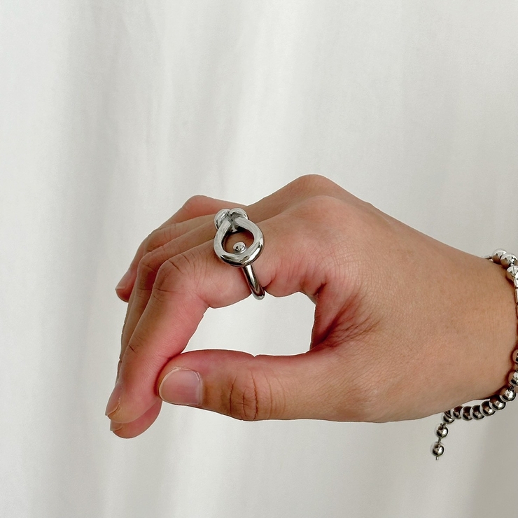 リング サージカルステンレス 抜け感 | feu | 詳細画像10 