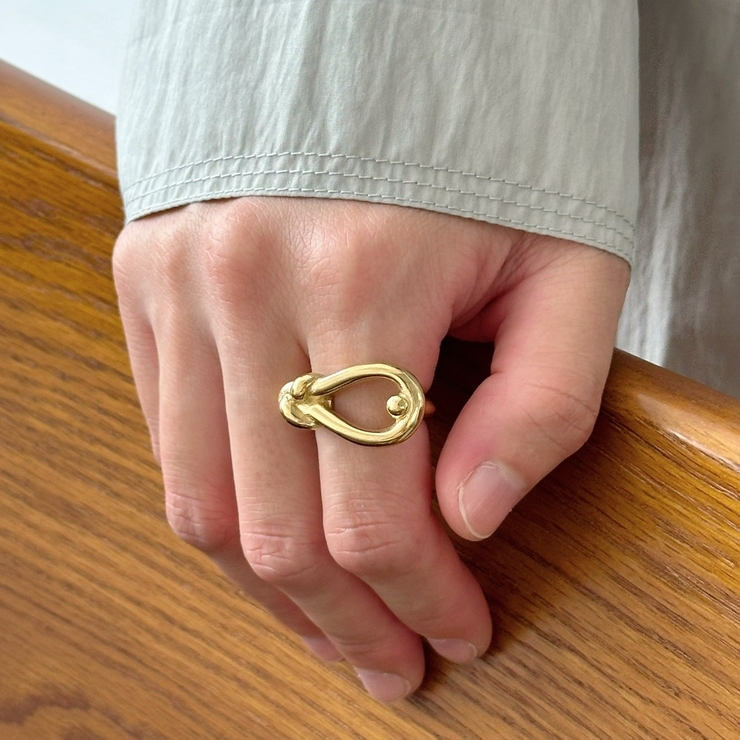 リング サージカルステンレス 抜け感 | feu | 詳細画像2 