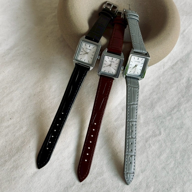 腕時計 ジャパンムーブメント スクエア | feu | 詳細画像11 