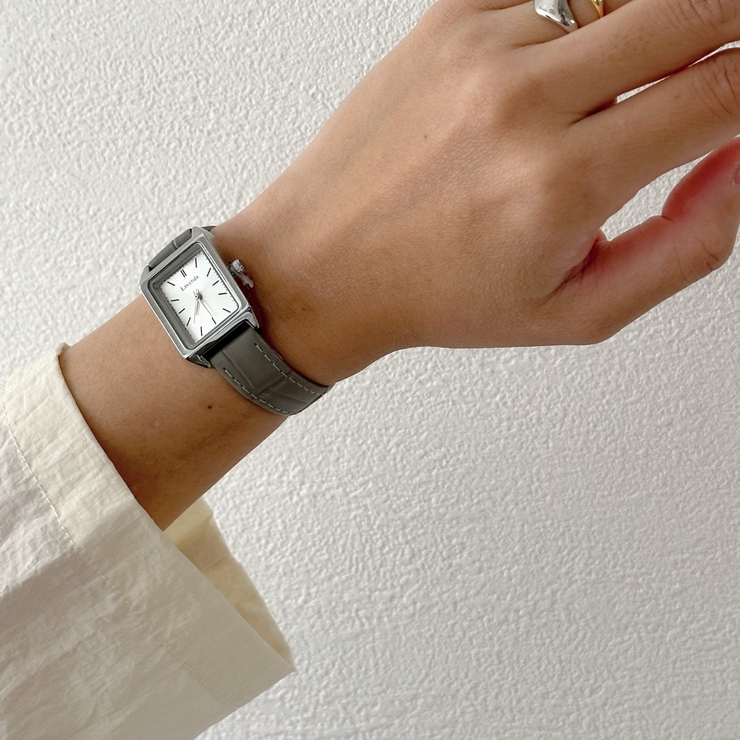 腕時計 ジャパンムーブメント スクエア | feu | 詳細画像13 