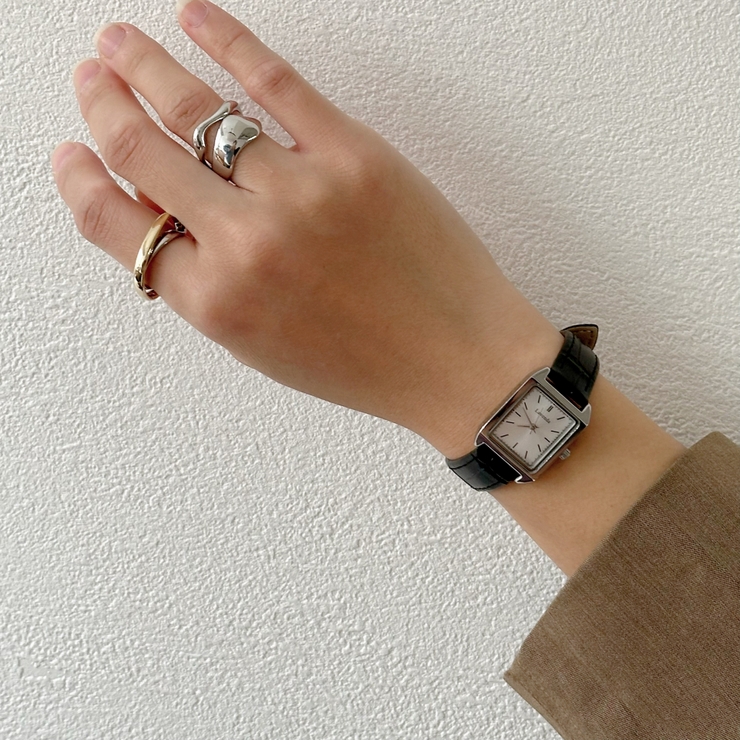 腕時計 ジャパンムーブメント スクエア | feu | 詳細画像15 