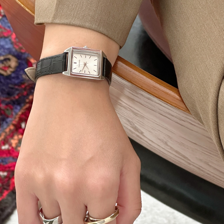 腕時計 ジャパンムーブメント スクエア | feu | 詳細画像2 