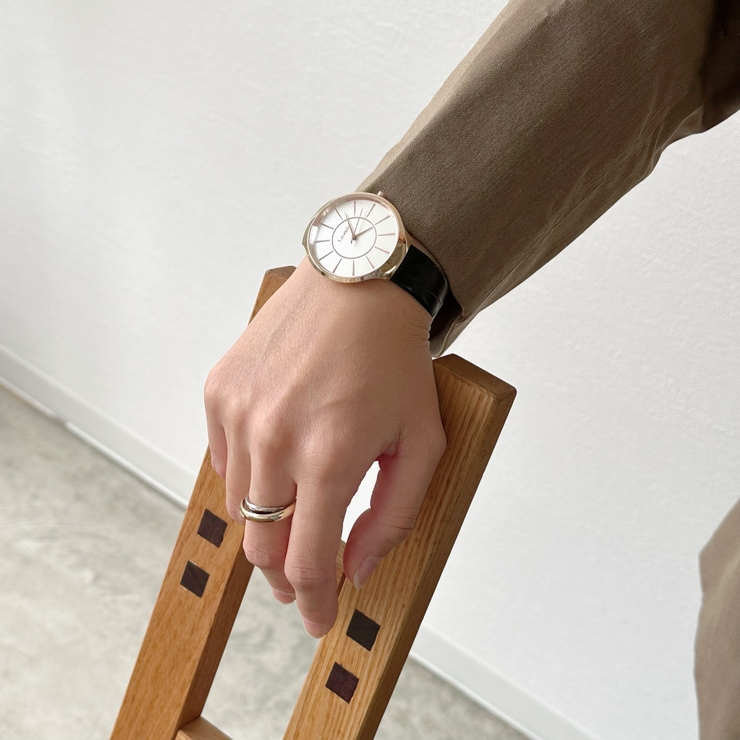 腕時計 ジャパンムーブメント ラウンド | feu | 詳細画像12 