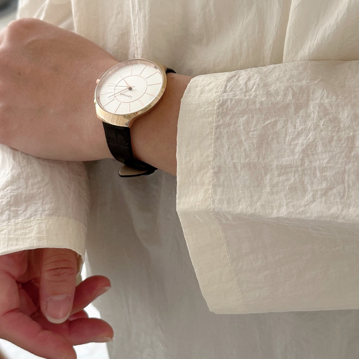 腕時計 ジャパンムーブメント ラウンド | feu | 詳細画像13 