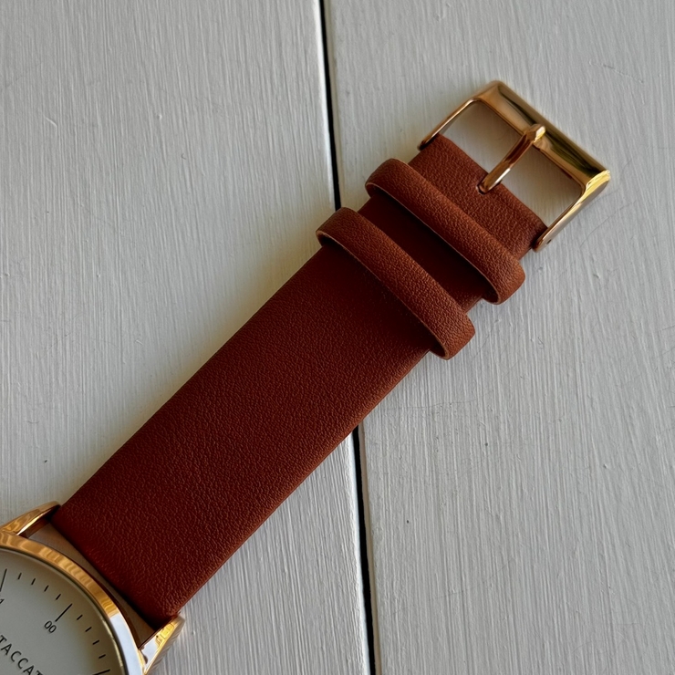 ビックフェース腕時計 ジャパンムーブメント 革ベルト | feu | 詳細画像6 