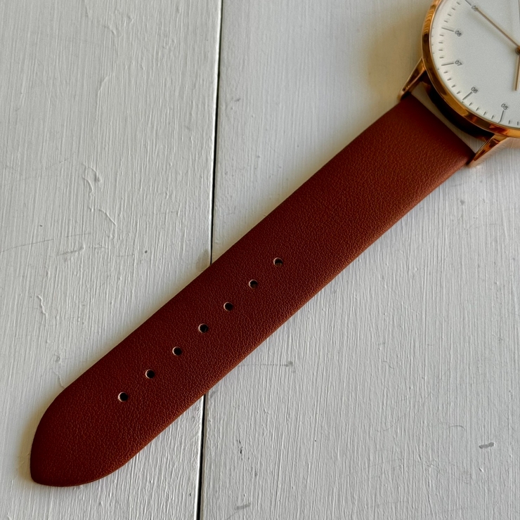 ビックフェース腕時計 ジャパンムーブメント 革ベルト | feu | 詳細画像7 