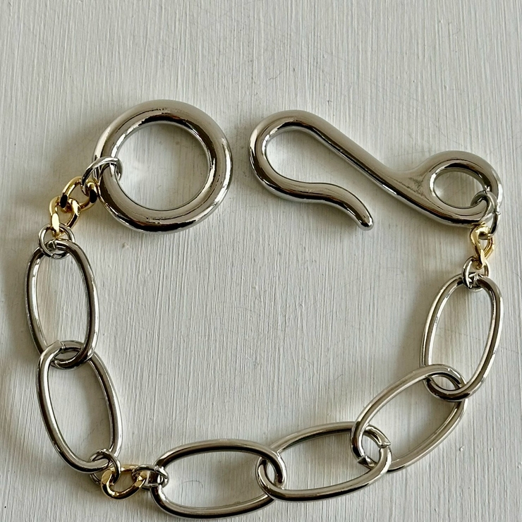 ニュアンスチェーン バイカラー ブレスレット | feu | 詳細画像5 