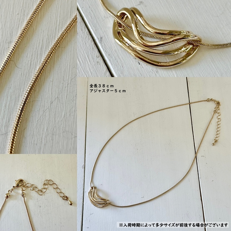 ネックレス ショート メタル | feu | 詳細画像4 