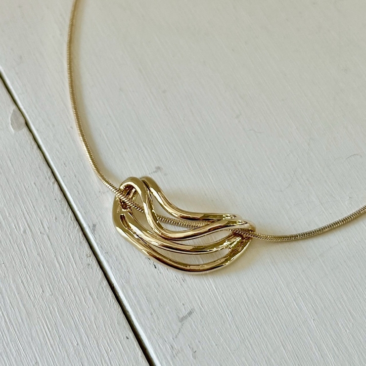 ネックレス ショート メタル | feu | 詳細画像5 