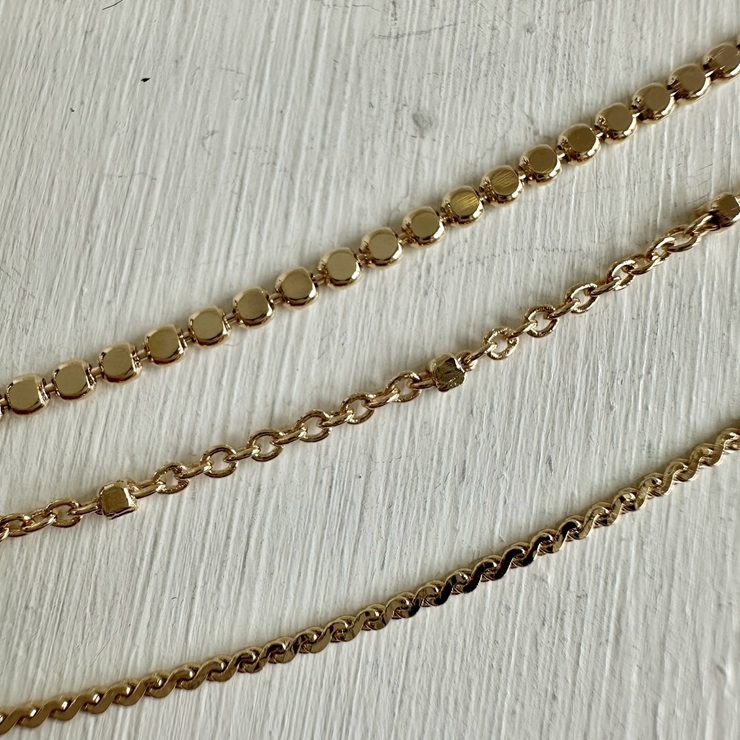 3連ネックレス 華奢チェーンネックレス 個性的 | feu | 詳細画像6 