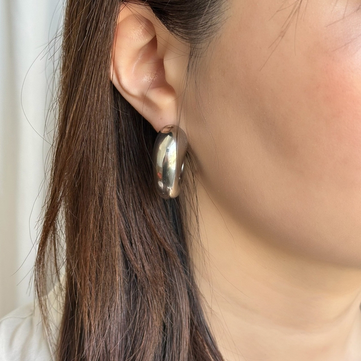 サージカルステンレス フープピアス アクリル樹脂 | feu | 詳細画像9 