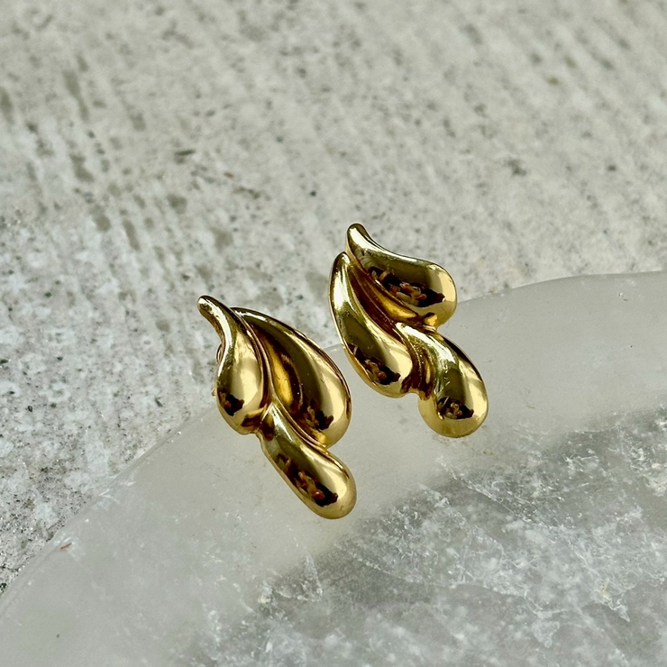 ゴールド | ステンレススチール アレルギー対応素材 ニュアンスデザイン | feu