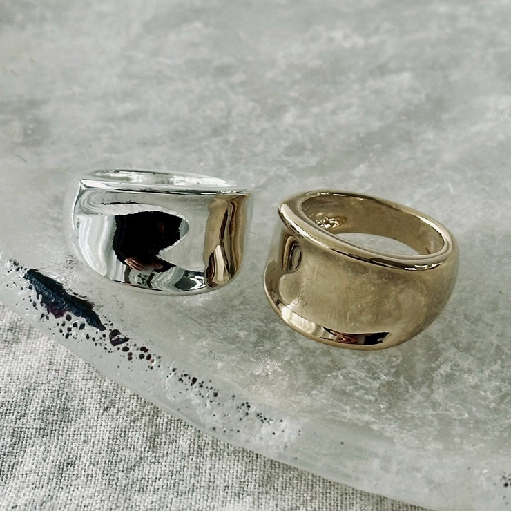 大ぶり ボリューム メタルリング | feu | 詳細画像10 