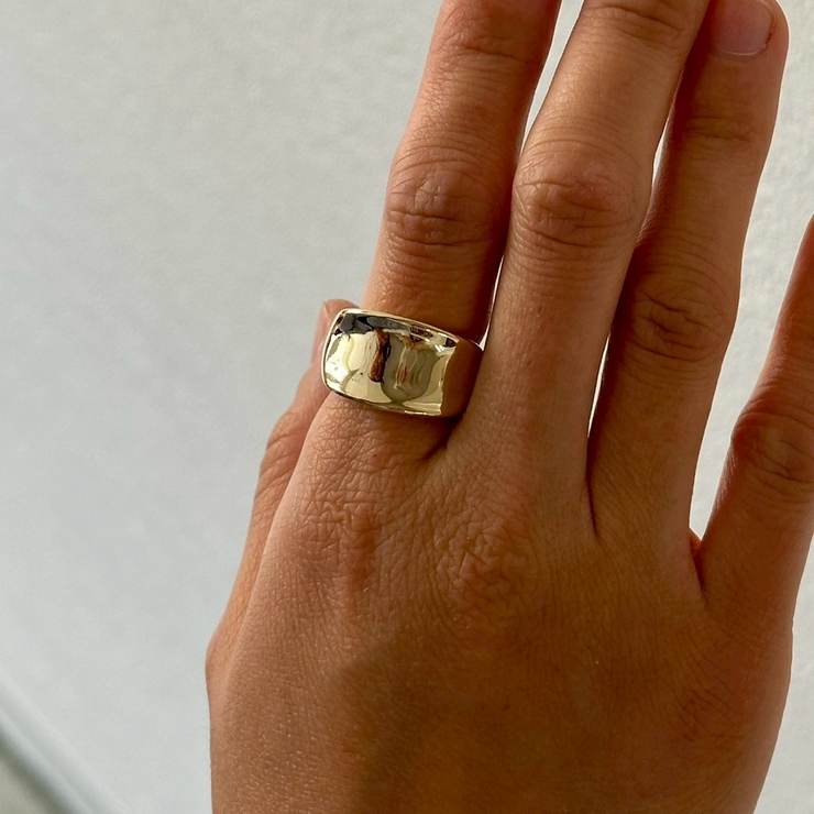 大ぶり ボリューム メタルリング | feu | 詳細画像5 