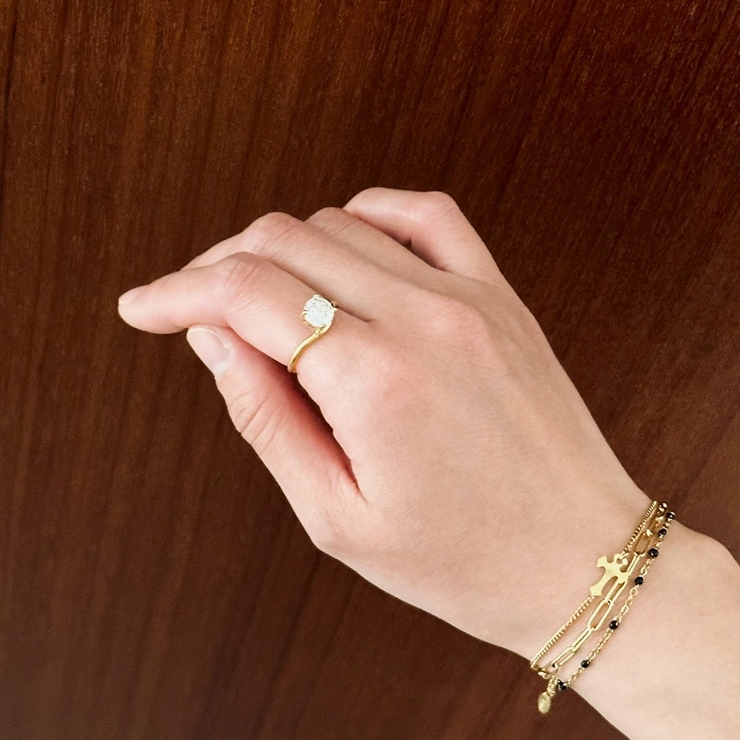 リング サージカルステンレス ジルコニア | feu | 詳細画像6 