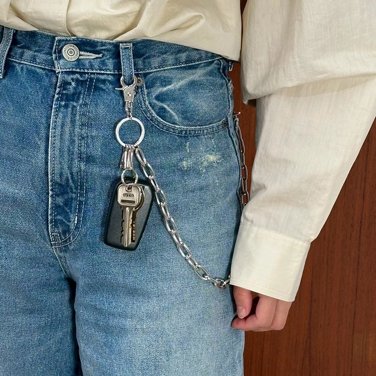 ウォレットチェーン メタル シルバー | feu | 詳細画像5 