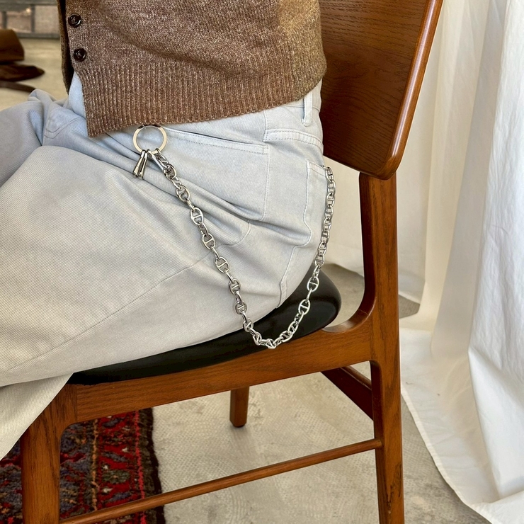 ウォレットチェーン メタル シルバー | feu | 詳細画像3 