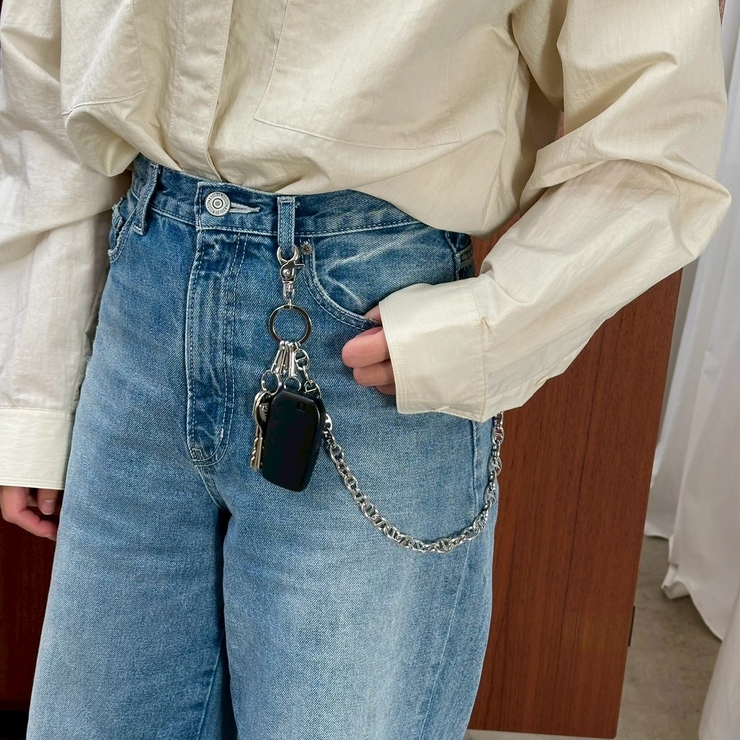 ウォレットチェーン メタル シルバー | feu | 詳細画像6 