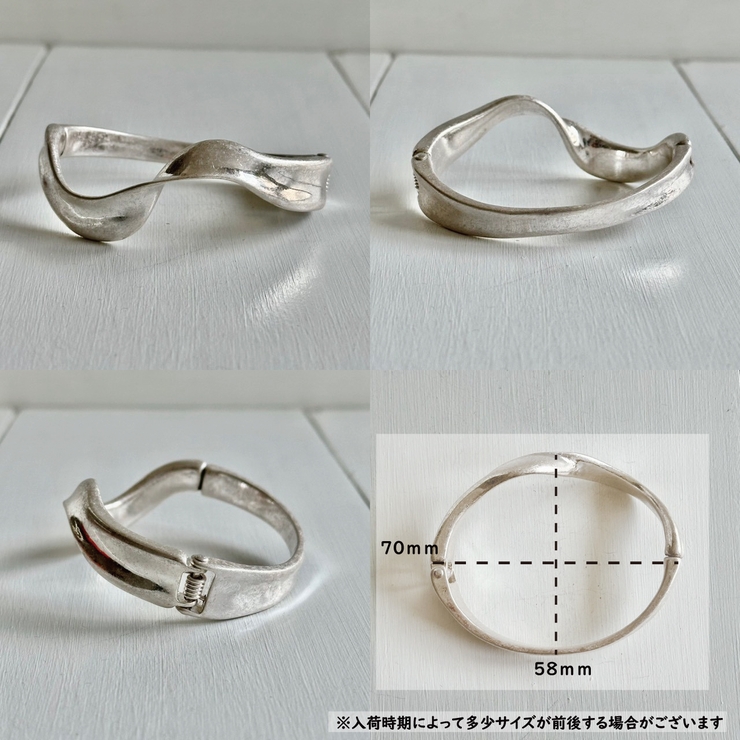ニュアンスバングル ばね式の開閉 マグネット | feu | 詳細画像5 