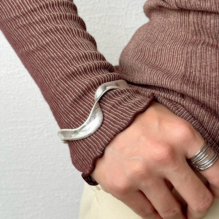 ニュアンスバングル ばね式の開閉 マグネット | feu | 詳細画像7 